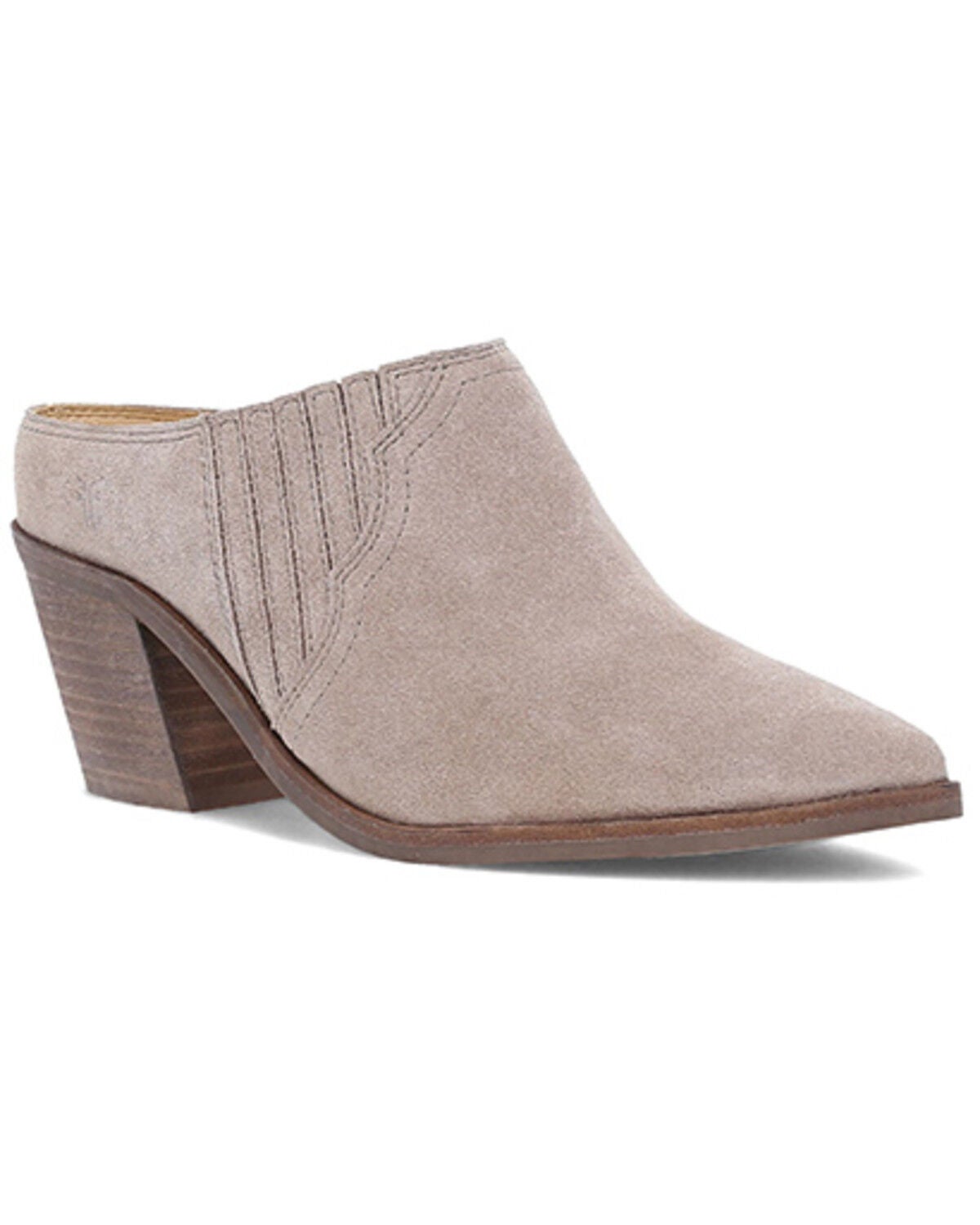 Frye Women's Sara Western Mules, Taupe, hi-res