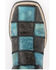 Image #4 - Ferrini Men's Patch Western Boots - Broad Square Toe, Black, hi-res