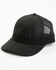 Image #1 - NRA Men's Applique Logo Embroidered Trucker Cap, Black, hi-res