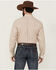 Image #4 - Cinch Men's Geo Print Long Sleeve Button-Down Stretch Western Shirt, Cream, hi-res