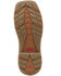 Justin Men's Stampede Rush Waterproof Western Work Boots - Steel Toe, Tan, hi-res