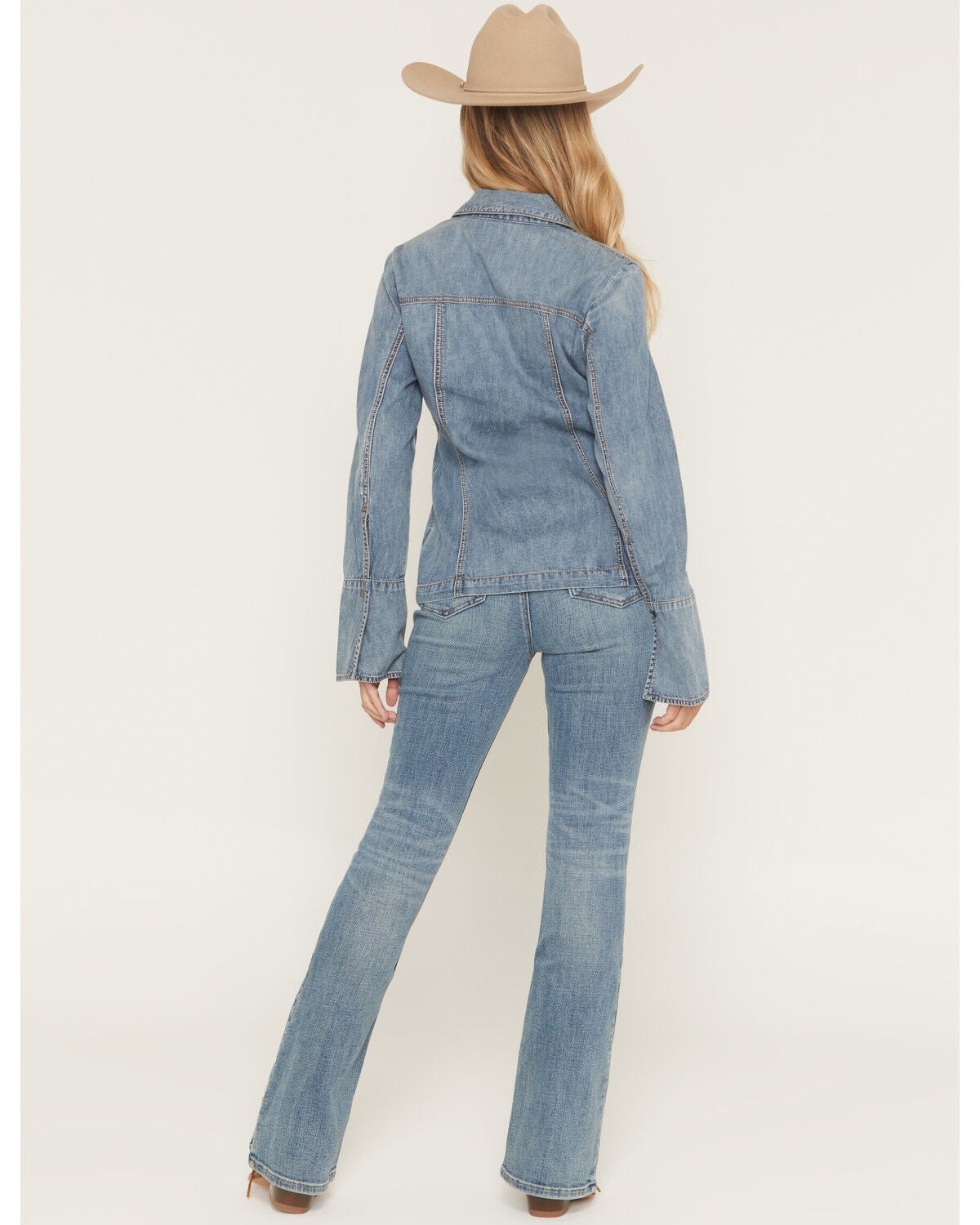 Image #4 - Idyllwind Women's Avery Medium Wash Legend High Rise Bootcut Stretch Denim Jeans, Medium Wash, hi-res