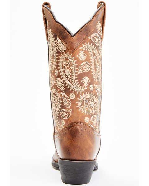 Image #5 - Laredo Women's Millie Western Boots - Square Toe, Brown, hi-res