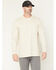 Image #2 - Hawx Men's Hawk Logo Long Sleeve Graphic Work T-Shirt, Tan, hi-res