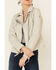 Image #3 - Mauritius Women's Off White Summer Just Smile Leather Jacket , , hi-res