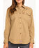 Image #4 - Ariat Women's FR Featherlight Long Sleeve Work Shirt, Beige/khaki, hi-res