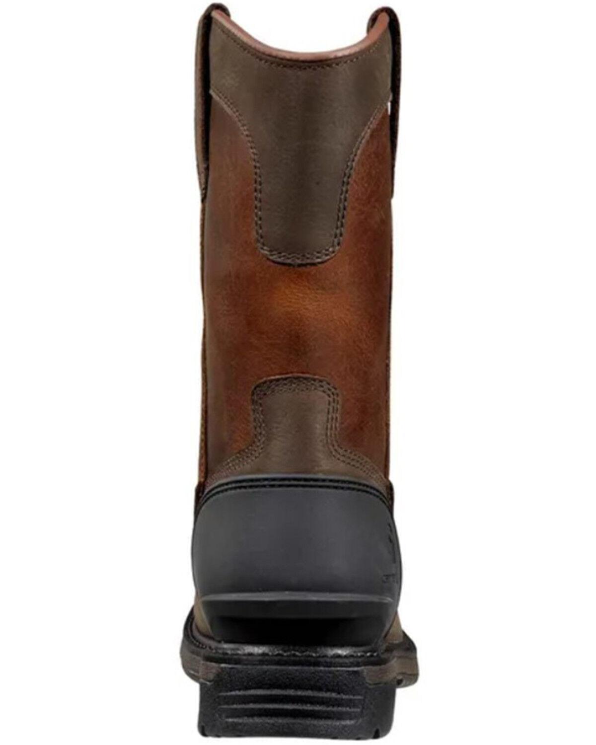 Image #5 - Carhartt Men's Montana 11" Waterproof Wellington Work Boots - Steel Toe, Red/brown, hi-res