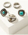 Image #1 - Idyllwind Women's Kimble Ring Set - 5 Piece, Silver, hi-res