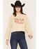 Image #1 - Ariat Women's Rodeo Sydney Graphic Sweatshirt, Cream, hi-res