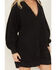Image #3 - Free People Women's Fresh Start Snap Cardigan, Black, hi-res