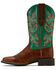 Image #2 - Ariat Women's Round Up Performance Western Boots - Broad Square Toe, Brown, hi-res