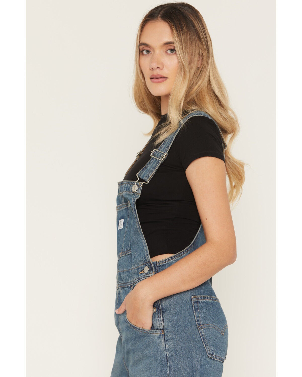 Image #3 - Levi's Women's About Last Week Medium Wash Vintage Overalls, Medium Wash, hi-res