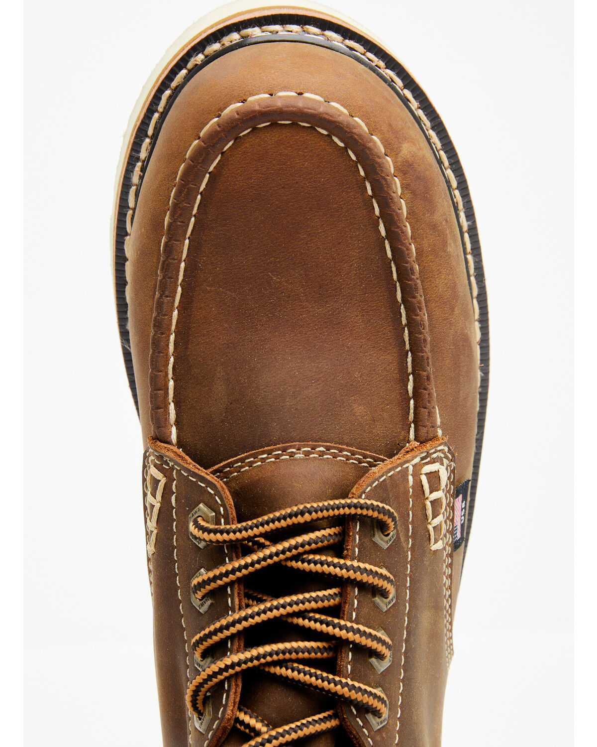 Image #6 - Hawx Men's 8" USA Redesigned Work Boots - Composite Toe, Brown, hi-res