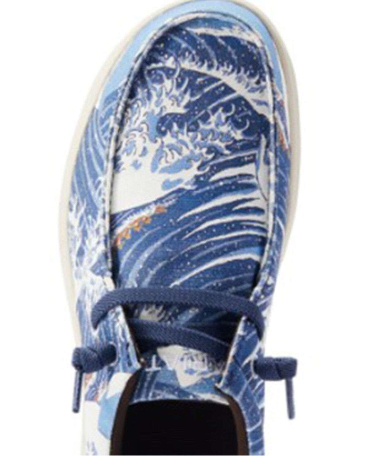 Image #4 - Ariat Men's Hilo Aloha Western Casual Shoes - Moc Toe, Blue, hi-res