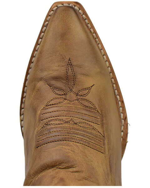 Image #6 - Dan Post Women's Magic Fashion Tall Western Boots - Snip Toe, Lt Brown, hi-res