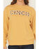 Image #3 - Cinch Women's Logo Graphic Crewneck, Gold, hi-res