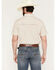 Image #4 - Rock & Roll Denim Men's TEK Medallion Print Short Sleeve Button-Down Performance Western Shirt, Natural, hi-res