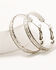 Image #3 - Shyanne Women's 3-piece Silver Concho & Arrow Hoop Earrings Set, Silver, hi-res