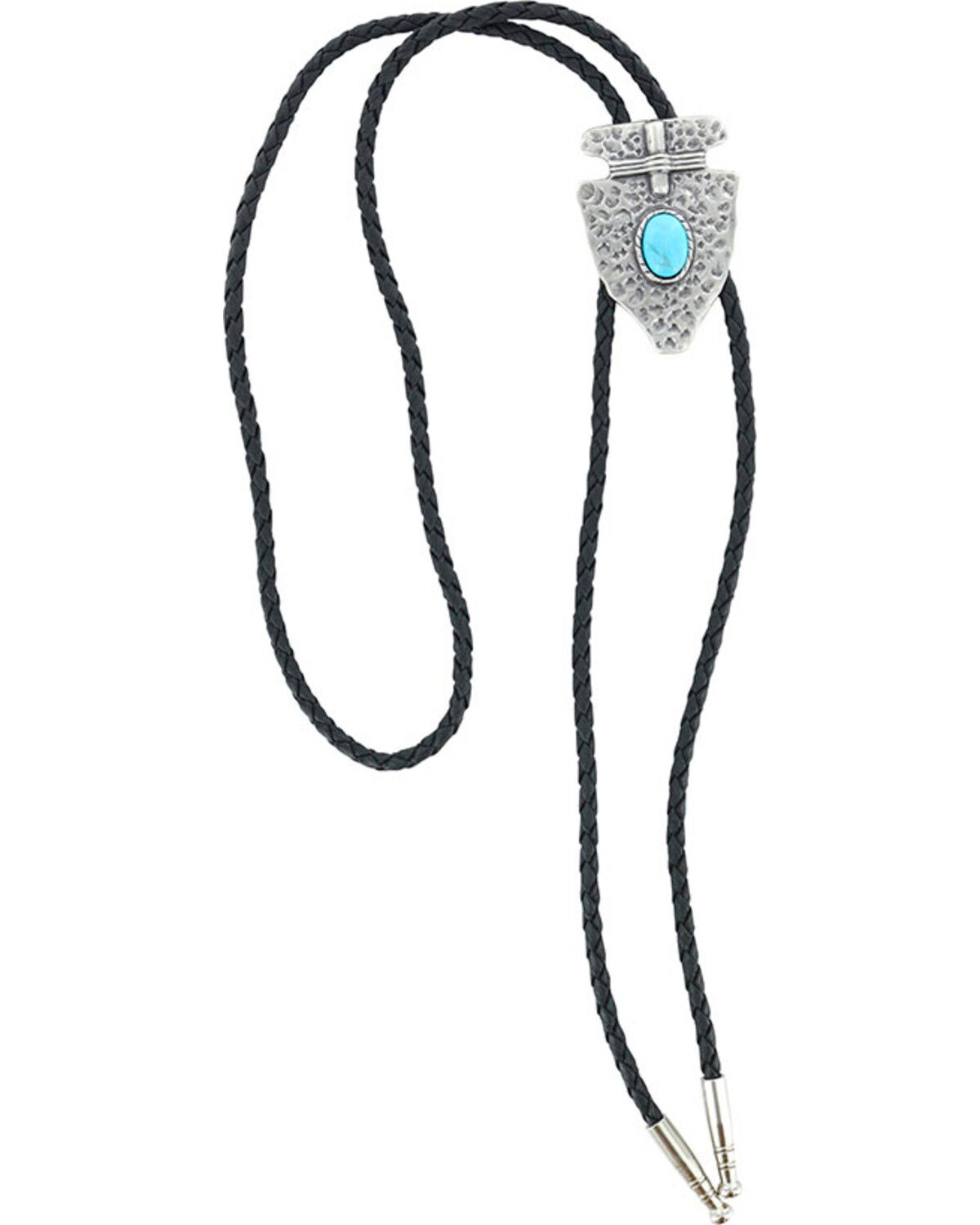 Image #1 - Cody James Men's Native Arrow Bolo Tie, Silver, hi-res