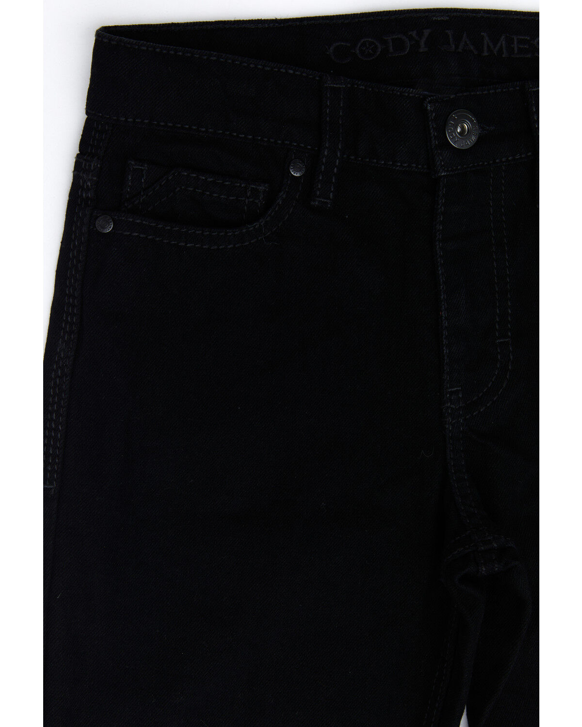 Image #2 - Cody James Boys' Night Rider Mid Rise Rigid Relaxed Bootcut Jeans, Black, hi-res