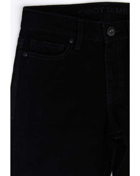 Image #2 - Cody James Boys' Night Rider Mid Rise Rigid Relaxed Bootcut Jeans , Black, hi-res