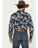 Image #4 - Panhandle Men's Vintage Patriotic Cowboy Long Sleeve Snap Western Shirt, Black, hi-res