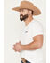 Image #2 - RANK 45® Men's Red 45 Short Sleeve Graphic T-Shirt, White, hi-res