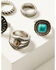 Image #3 - Idyllwind Women's Kimble Ring Set - 5 Piece, Silver, hi-res