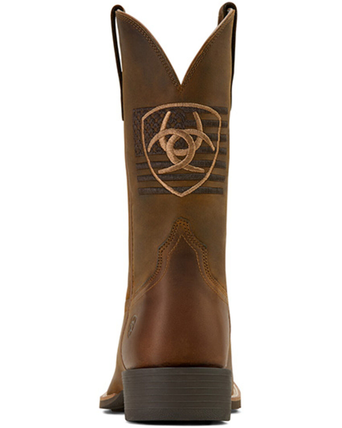 Image #3 - Ariat Men's Sport Freedom Distressed Western Boots - Broad Square Toe, Brown, hi-res