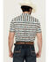 Image #4 - RANK 45® Men's Resurrection Southwestern Print Short Sleeve Button-Down Performance Stretch Western Shirt  , Ivory, hi-res