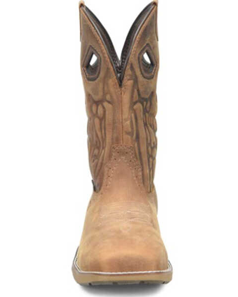 Image #3 - Double H Men's Phantom Rider Western Work Boots - Composite Toe, Brown, hi-res