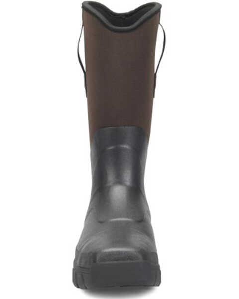 Image #3 - Double H Men's Albin 13" Rubber Work Boots - Composite Toe, Black, hi-res