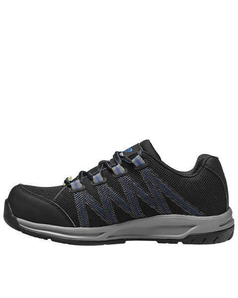 Image #3 - Nautilus Men's Accelerator Work Shoes - Composite Toe, Black, hi-res