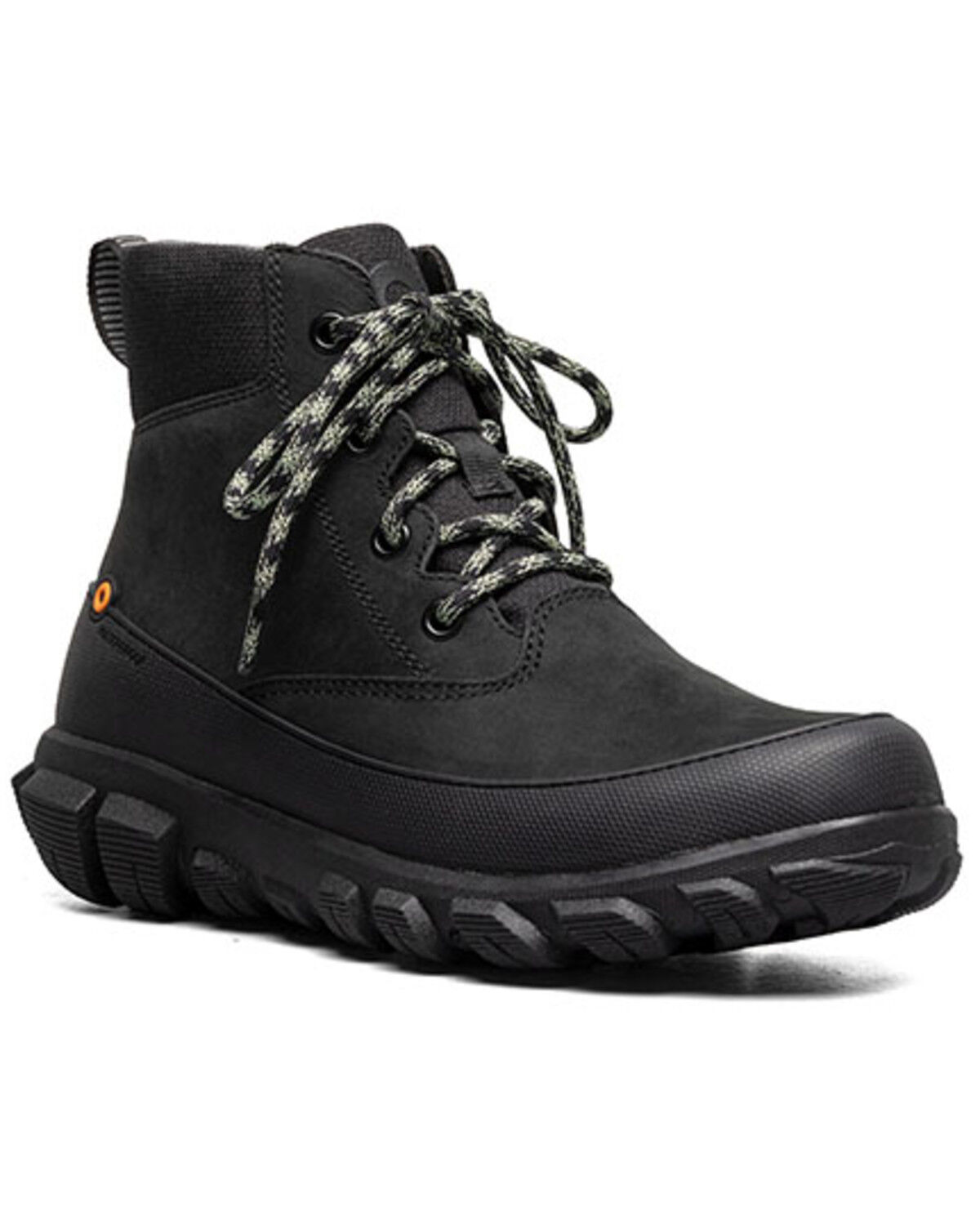 Image #1 - Bogs Women's Cedar Mid Lace Waterproof Boots - Round Toe, Black, hi-res