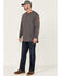 Image #2 - Hawx Men's FR Logo Long Sleeve Work T-Shirt , Charcoal, hi-res