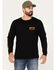 Brixton Men's Tune Up Long Sleeve Graphic T-Shirt, Black, hi-res