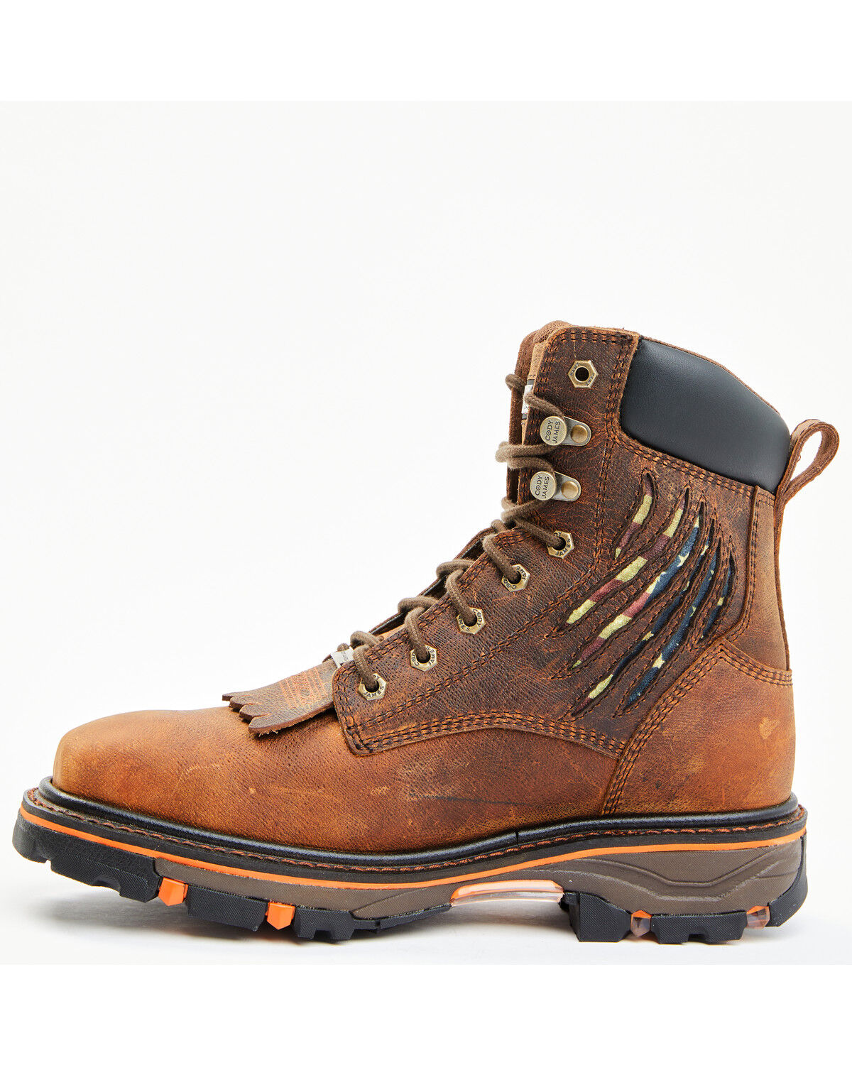 Image #3 - Cody James Men's Decimator Vibram Lace-Up Work Boots - Composite Toe, Brown, hi-res