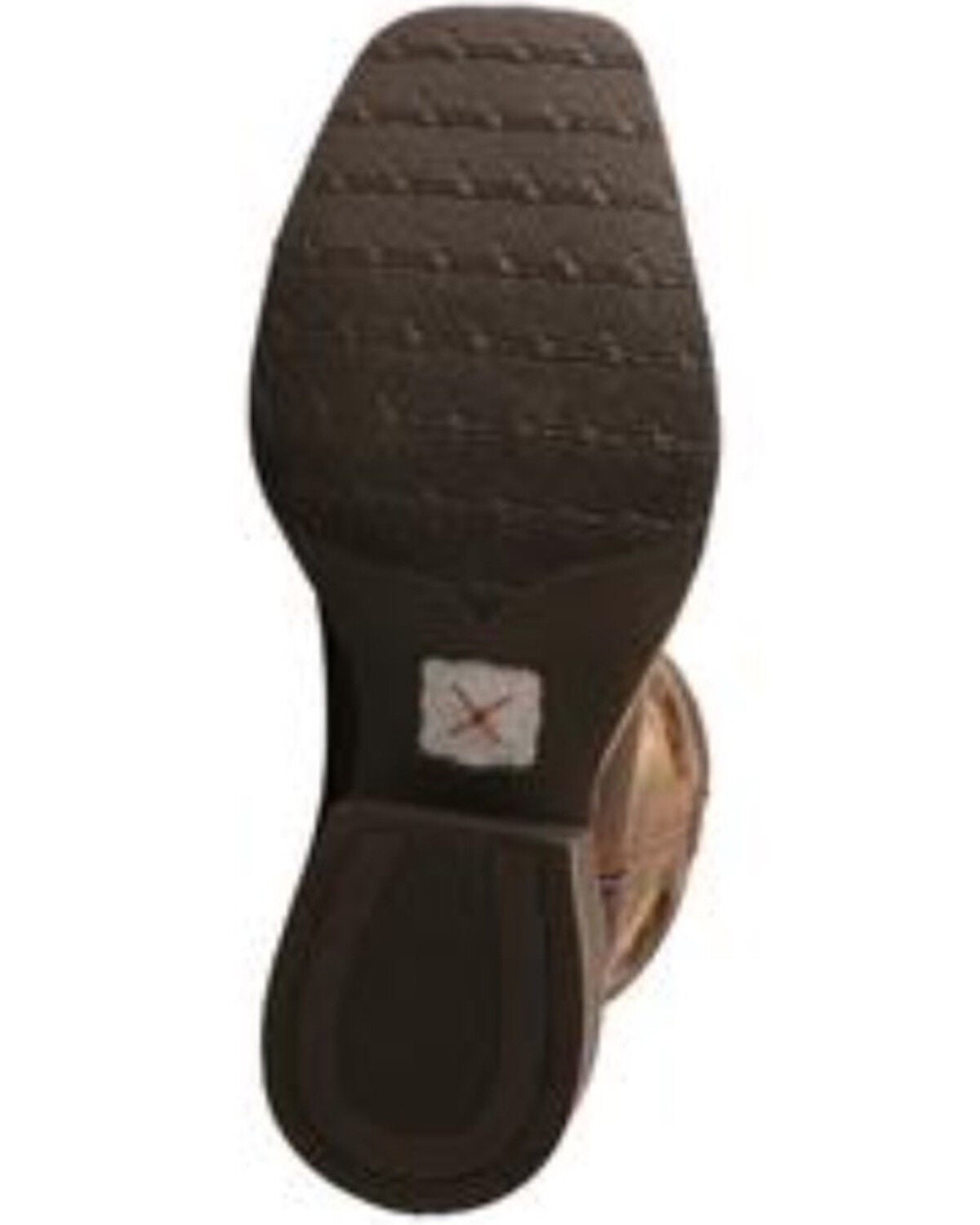 Image #6 - Twisted X Men's Ruff Stock Performance Western Boots - Square Toe, Dark Brown, hi-res