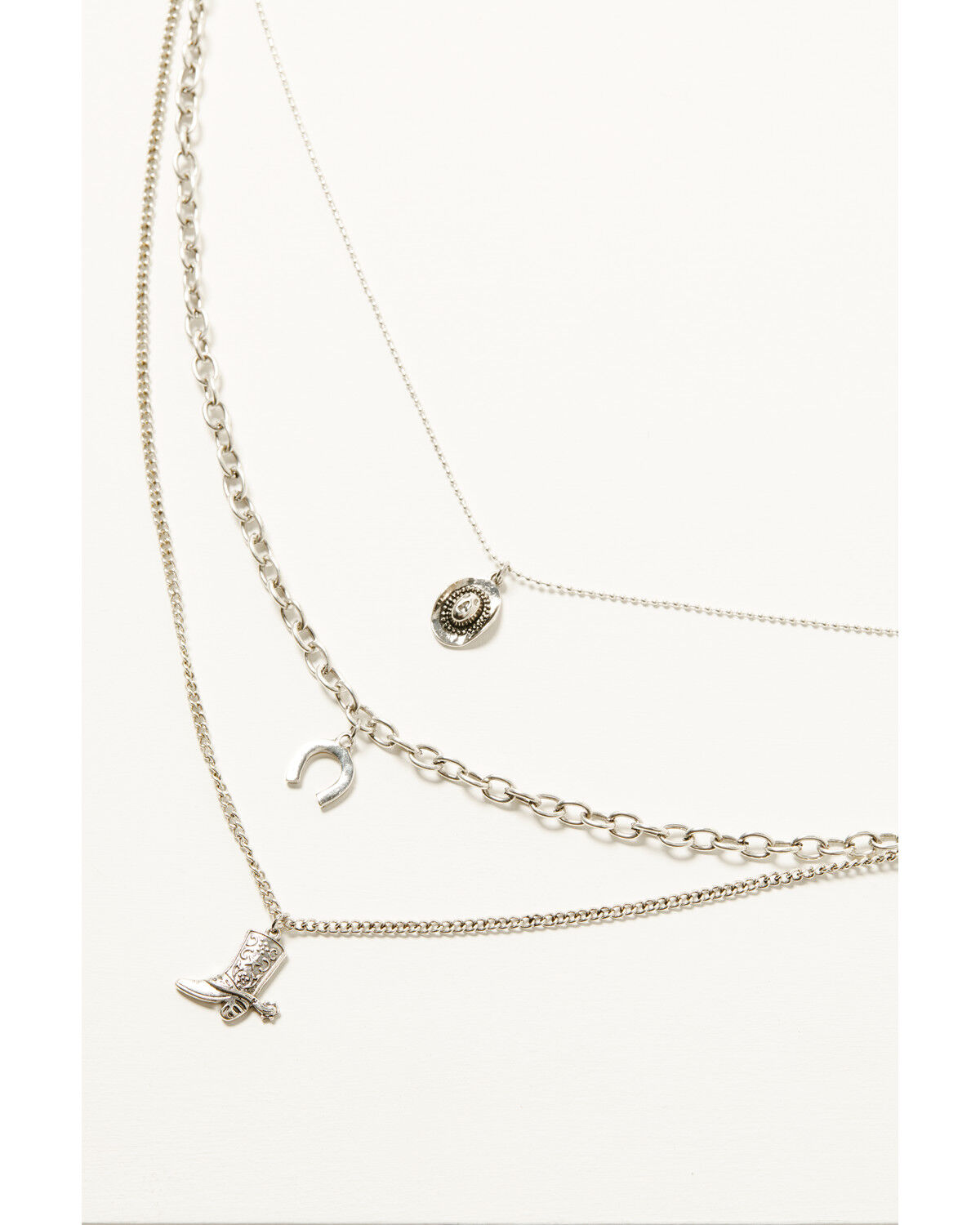 Image #2 - Shyanne Women's 3 Layered Jewelry Set - 2 Piece, Silver, hi-res