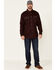 Image #2 - Ariat Men's FR Solid Long Sleeve Button Down Work Shirt  , Burgundy, hi-res