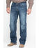 Image #6 - Rock & Roll Denim Men's Reflex Double Barrel Straight Leg Jeans, Blue, hi-res