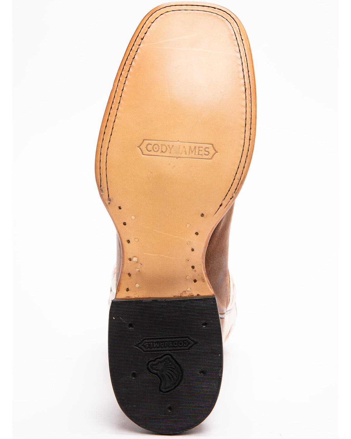 Image #7 - Cody James Men's Leather Western Boots - Broad Square Toe, Brown, hi-res