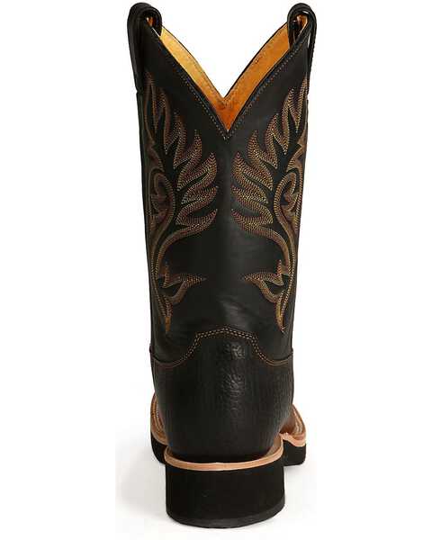 Image #8 - Justin Men's Paluxy Brown Tekno Crepe Cowboy Boots - Round Toe, Coffee, hi-res