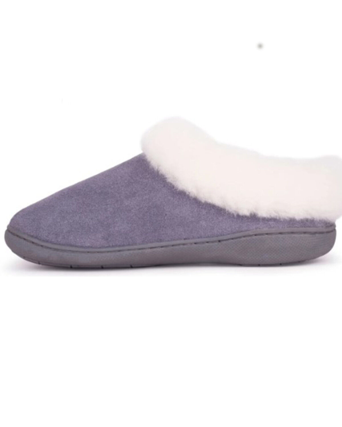 Image #2 - Cloud Nine Women's Sunrise Sheepskin Clogs, Grey, hi-res
