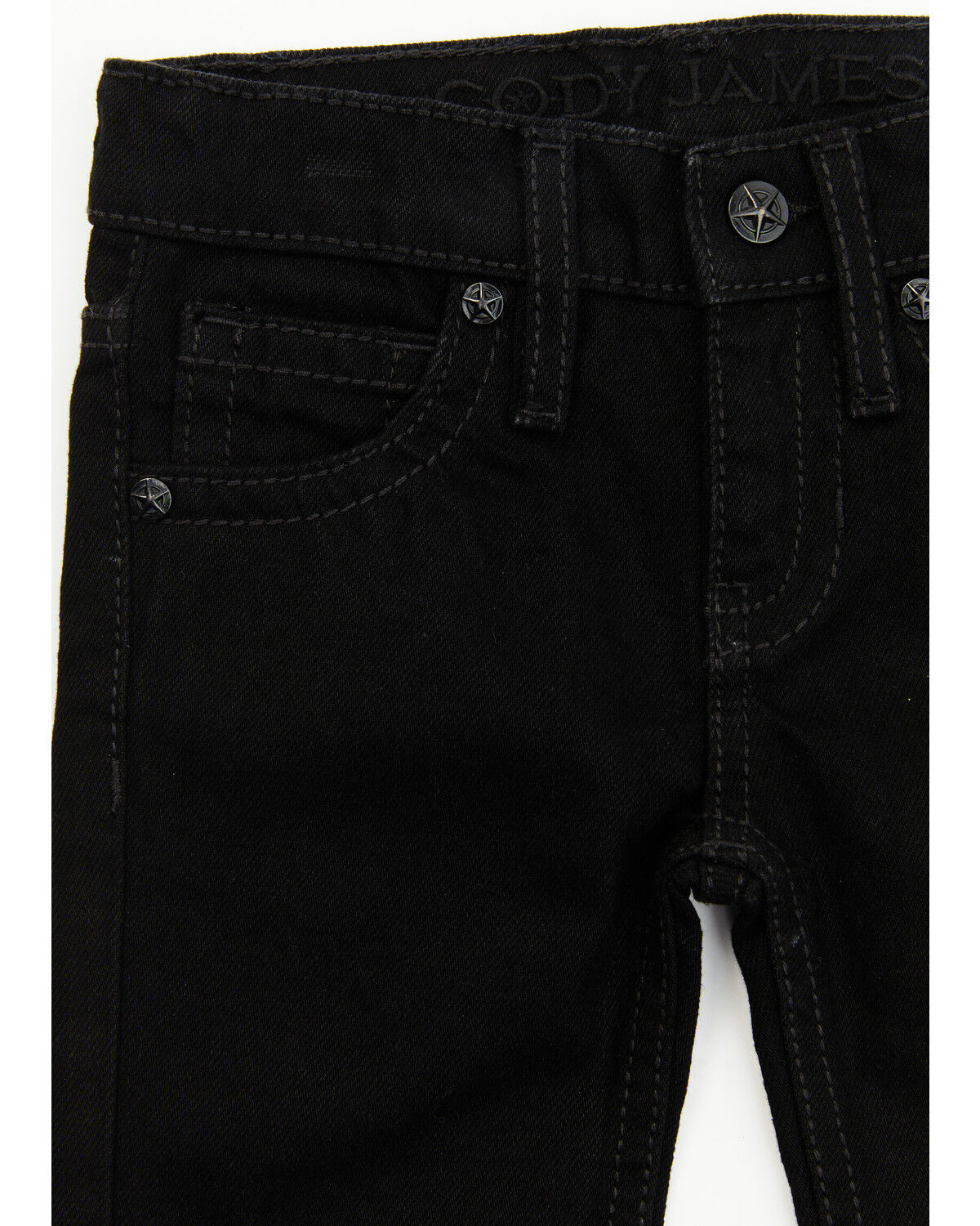 Image #2 - Cody James Toddler Boys' Night Rider Wash Slim Straight Jeans, Black, hi-res