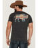 Pendleton Men's Chief Joesph Bison Graphic T-Shirt , Charcoal, hi-res