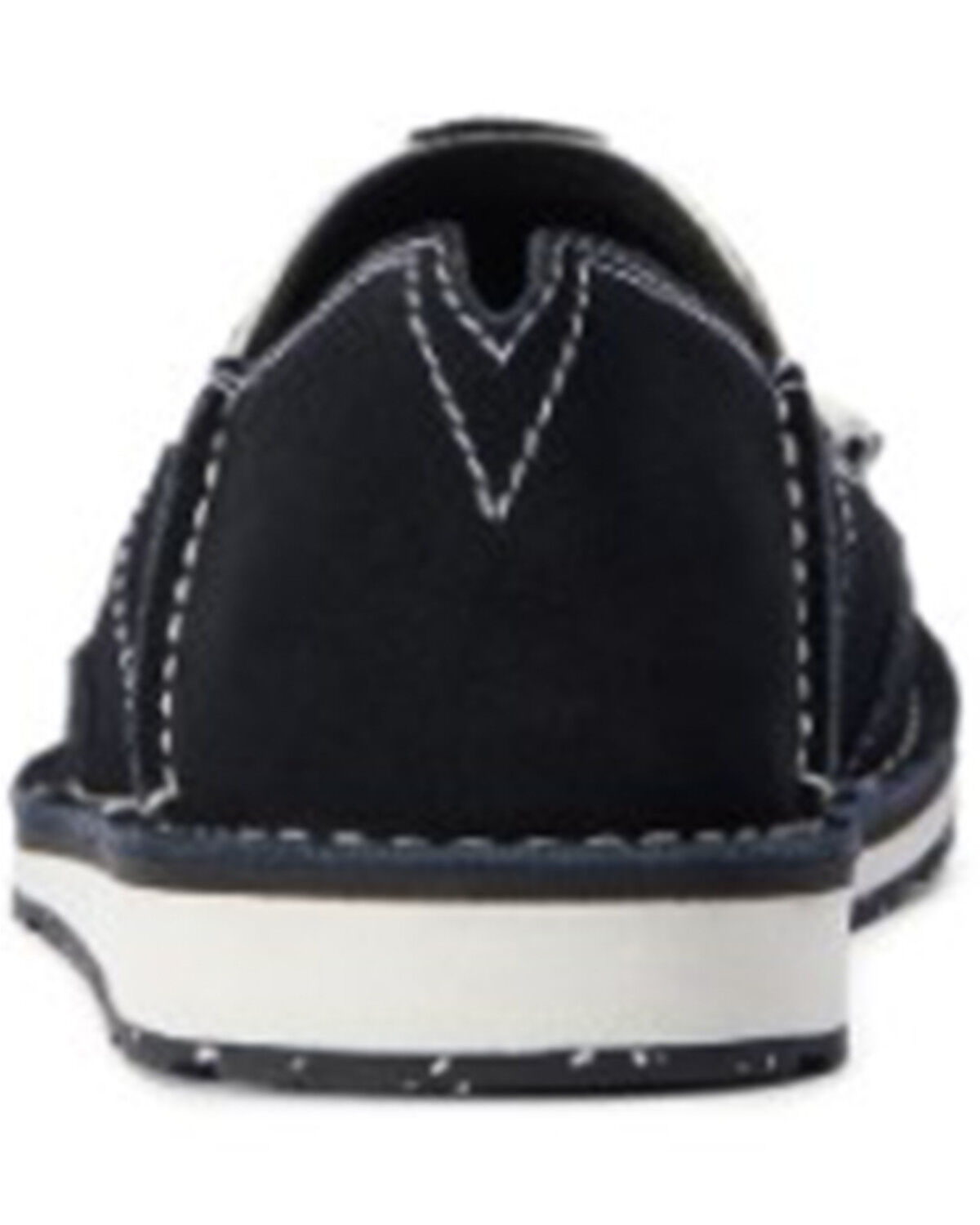 Image #3 - Ariat Women's Suede Cow Print Hair-On Casual Slip-On Cruiser - Moc Toe, Black, hi-res