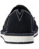 Image #3 - Ariat Women's Suede Cow Print Hair-On Casual Slip-On Cruiser - Moc Toe, Black, hi-res
