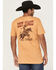 Image #1 - Cody James Men's The West Cowboy Short Sleeve Graphic T-Shirt, Tan, hi-res