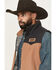 Image #2 - Cinch Men's Wooly Concealed Carry Vest, Brown, hi-res